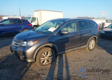 2013 Honda Cr-V Ex-L из США, поврежденный, VIN 2HKRM4H7XDH638740